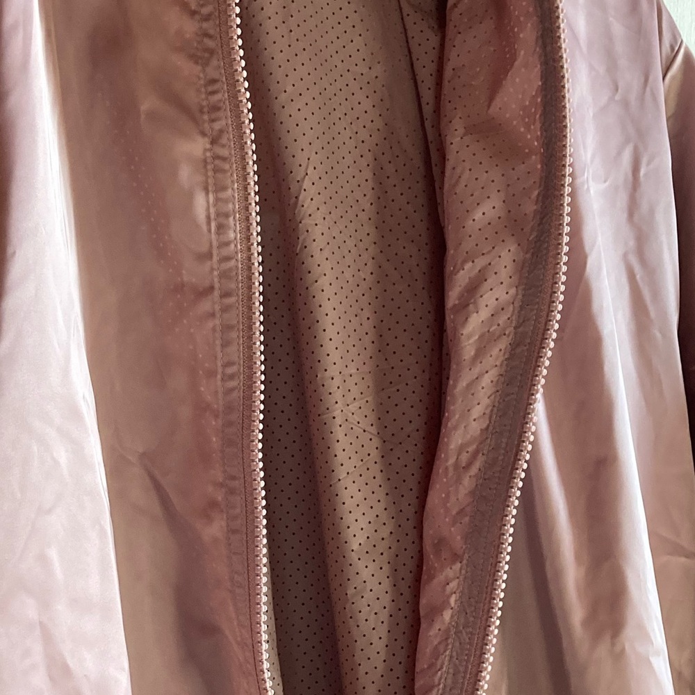 Fabletics Reversible EVA Bomber Jacket Blush Pink… - image 5